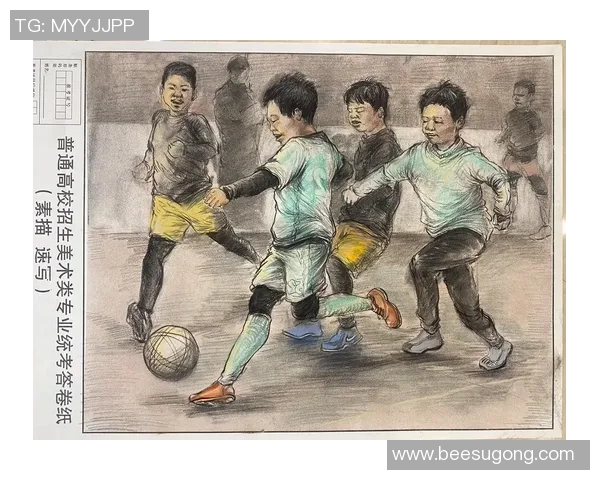 足球明星魅力瞬间半身肖像速写展现运动之美与激情